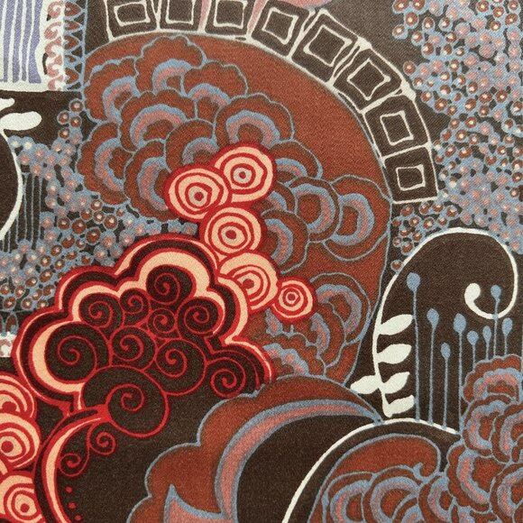 Rare Vintage 60s Cohama Upholstery Fabric in Maxime Pattern - Picture 9 of 10